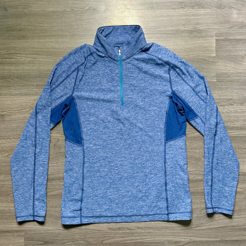 Lululemon Men's Surge Warm 1/2 Zip - Large - Blue